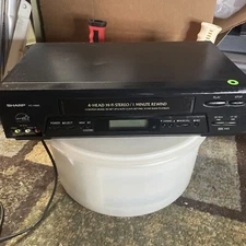 Sharp VCR Model: VC-H965U VHS Player/Recorder-No Remote-Tested, Works