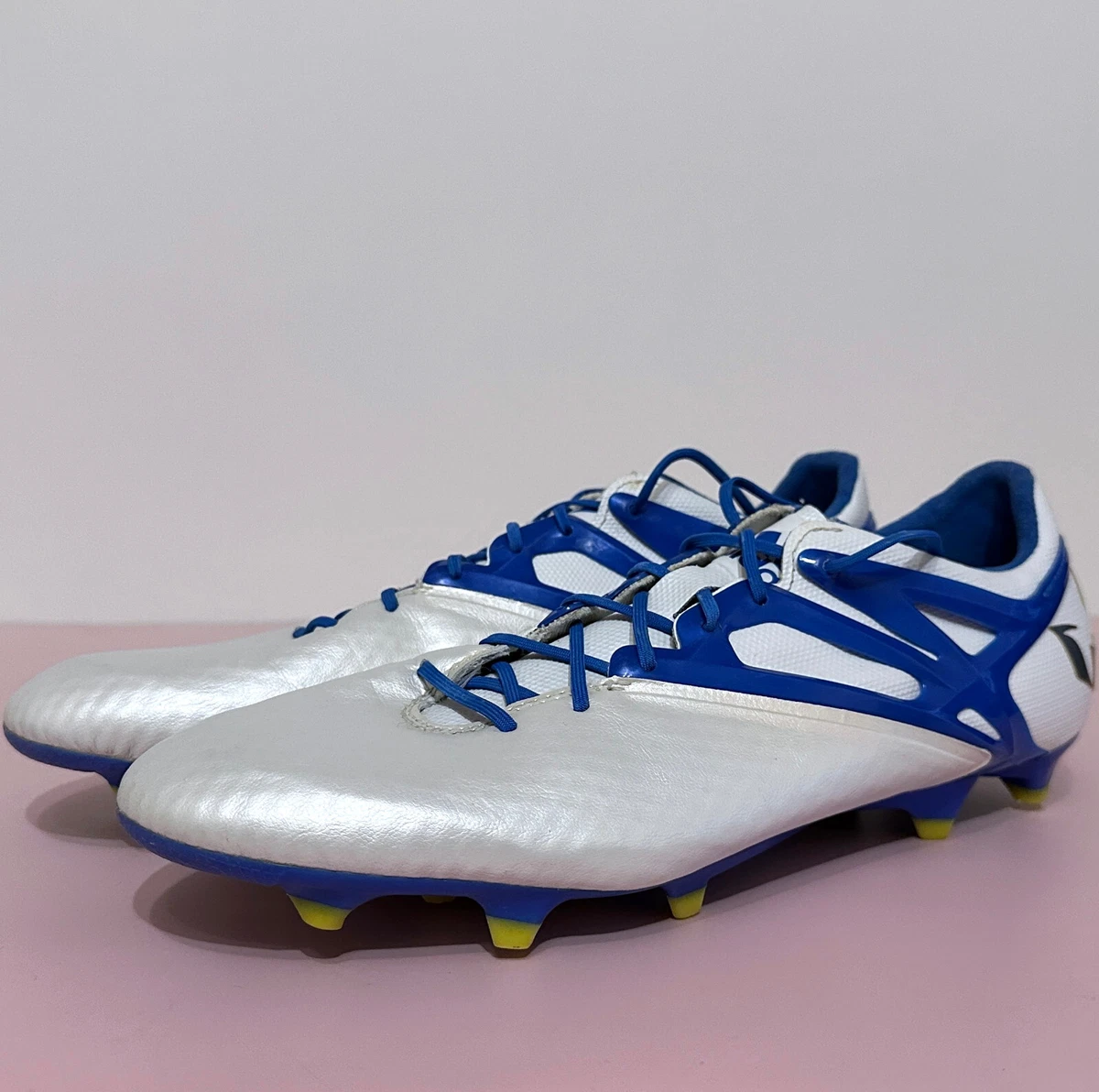 ADIDAS Lionel Messi 15.1 FG B34359 White Mens Soccer Cleats  