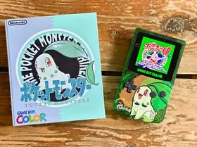 Nintendo Game Boy Color GBC AMOLED Backlit LCD Pokemon System UV Rechargeable