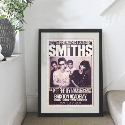 The Smiths 1986 The Final Concert Poster MULTI-PRINT or Three FRAMED Options NEW - Picture 9 of 9