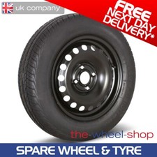 15" Ford Fiesta  2008 - 2017 Full Size Spare Steel Wheel and 195/ 50 R15 Tyre