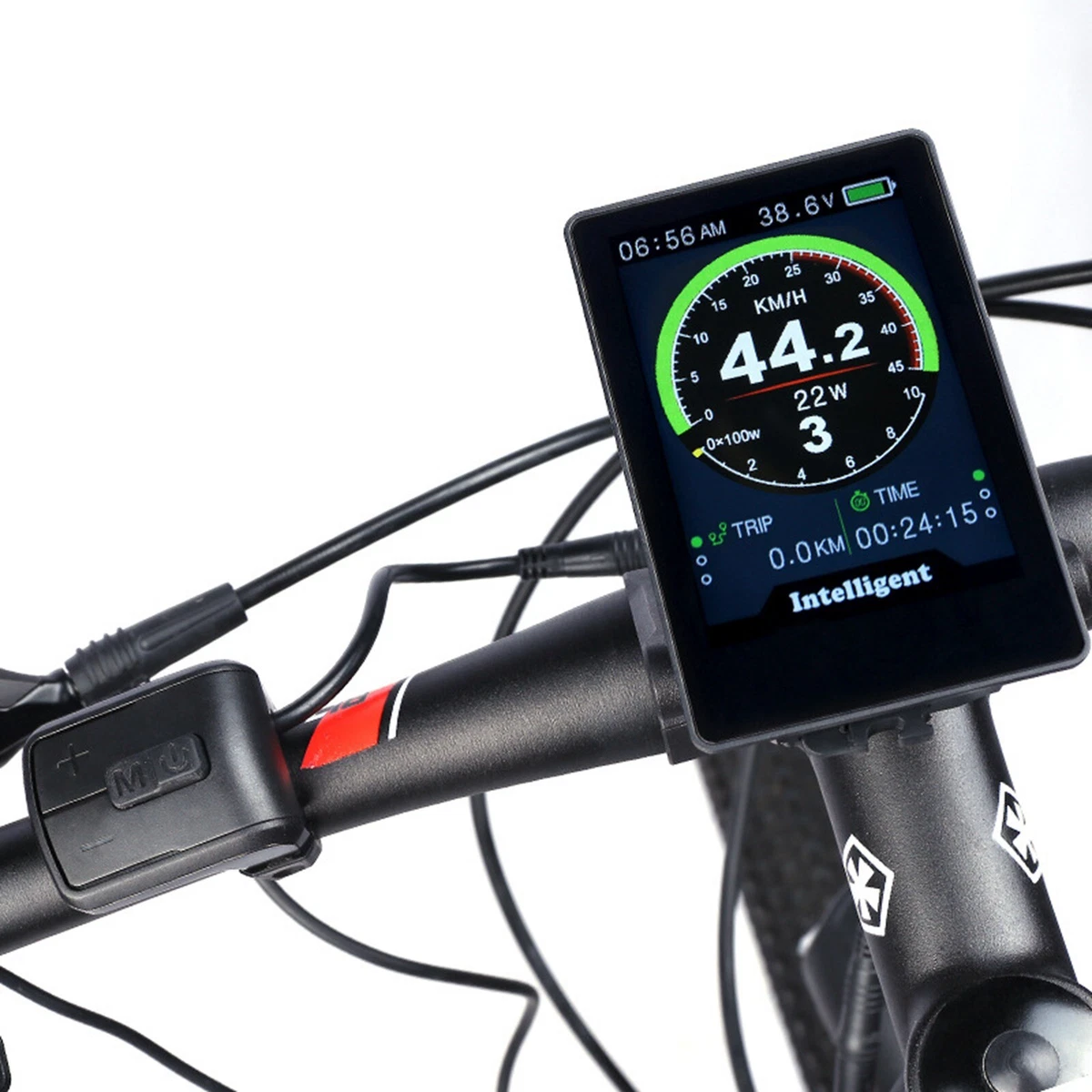 USB 860C E Bike Computer LCD BackLit Display Speed Control for BAFANG waterproof
