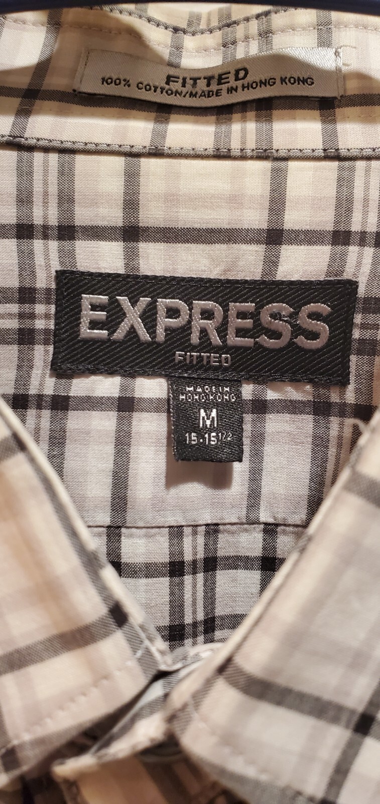 Express Medium Fitted lightweight men button-down… - image 1