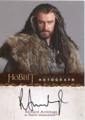 Der Hobbit Eine unerwartete Reise Autogramm A01 Richard Armitage als Thorin