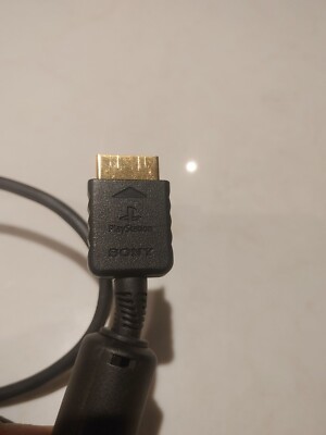 Official Sony Playstation 2 Component Cable GOLD PLATED for Retro