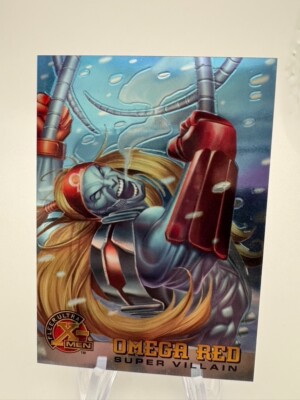 1995 FLEER ULTRA X-MEN CHROMIUM ARTIST GOLD SIGNATURE CARD OMEGA RED #72
