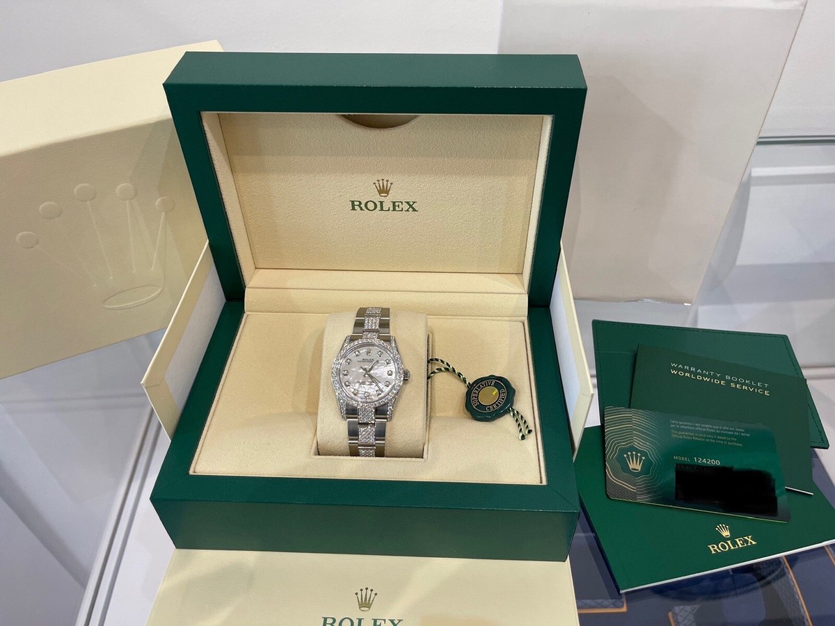 ROLEX 箱 Rolex Datejust II 41mm White Gold Fluted Bezel Stainless