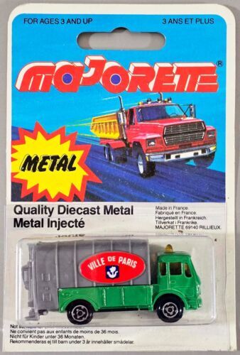 Vintage Majorette Mercedes-Benz Garbage Truck Ville de Paris / #218 / France - Picture 2 of 7