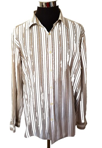 slim fit dress slacks Hickey Freeman comfort fit formal shirt size 17.5 – أنايــيــس main image 1