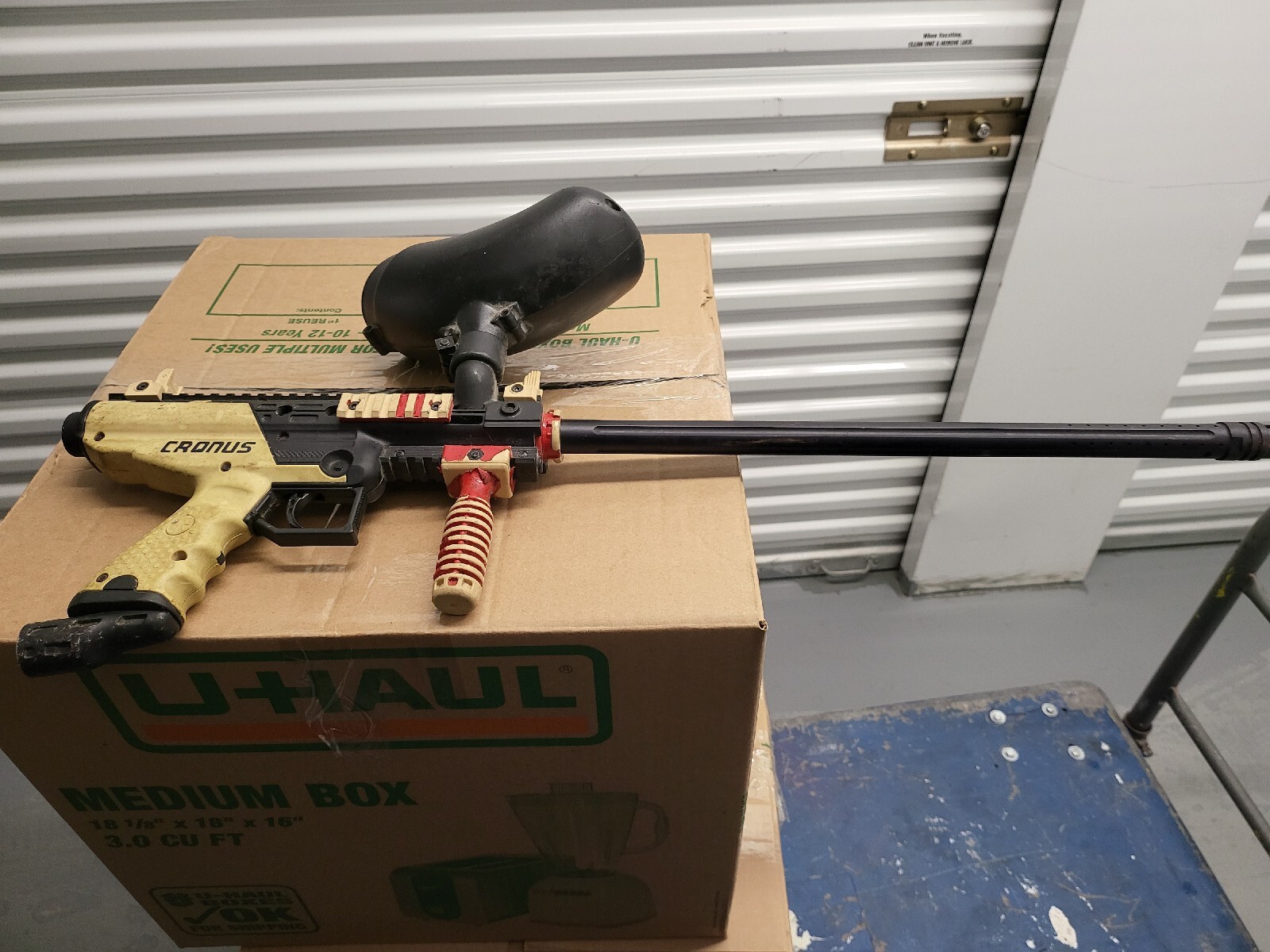 Cronus Paintball Gun Beige/Black. eBay