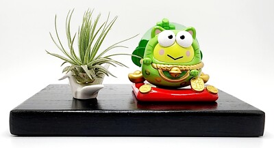 SANRIO New LUCKY CAT Tumbler Series KEROPPI White Crane Air Plant Display