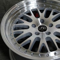 16x8 Jnc Jnc001 001 4x100/4x114.3 25 Silver Machine Face Wheel Set(4) on sale 16x8 Jnc Jnc001 001 4x100/4x114.3 25 Silver Machine Face Wheel Set(4) on sale