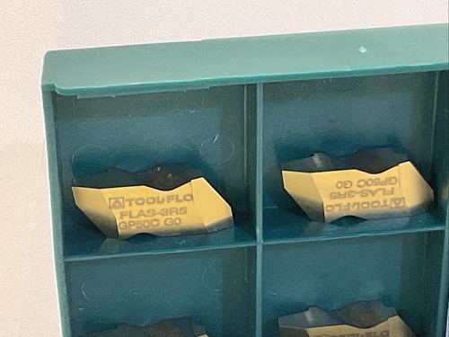 Toolflo FLAS-3R5 GP50C Carbide Inserts Pack Of 10 New Surplus Free Shipping - Picture 3 of 7