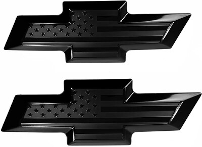 Silverado Black Bowtie Gloss Black Rear Bowtie Emblem For Chevy Silverado, Colorado, Sierra - Self-Adhesive Tailgate Badge Chevy Bowtie Emblem Red - Foto 11