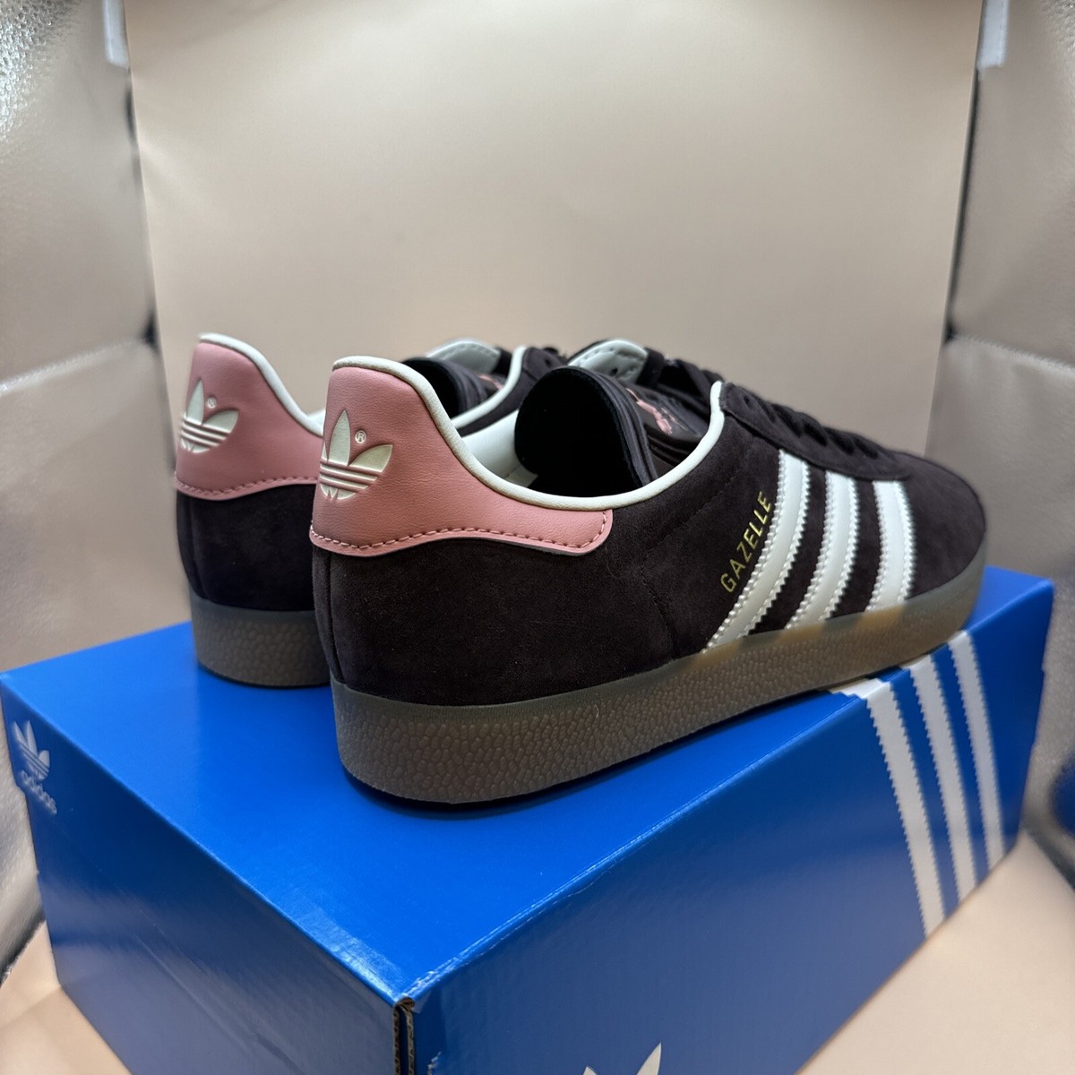 IF3233 adidas Originals Gazelle Shadow Brown Cream White Gum