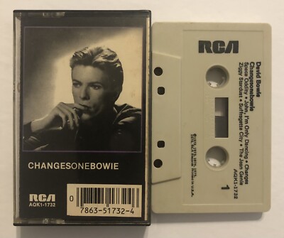 David Bowie  Changes One  Cassette Tape 1984.   AQK 1-1732