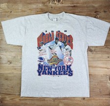 Vintage 1996 New York Yankees World Series Derek Jeter T-Shirt Mens Size XL