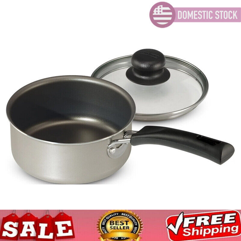 Qt Nonstick Covered Sauce Pan Heat Resistant Dishwasher Safe