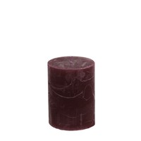 DurchgefäRbte Stumpenkerzen Burgund 60X80Mm, Set 4 StüCk, Weihnachts- Und
