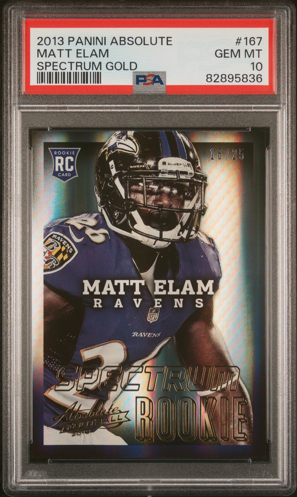 Matt Elam Panini Absolute #167 Spectrum Gold