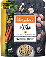 Freeze Dried Raw Meals, Natural Dry Dog Food, Grain Free - Cage Free Chicken, 3