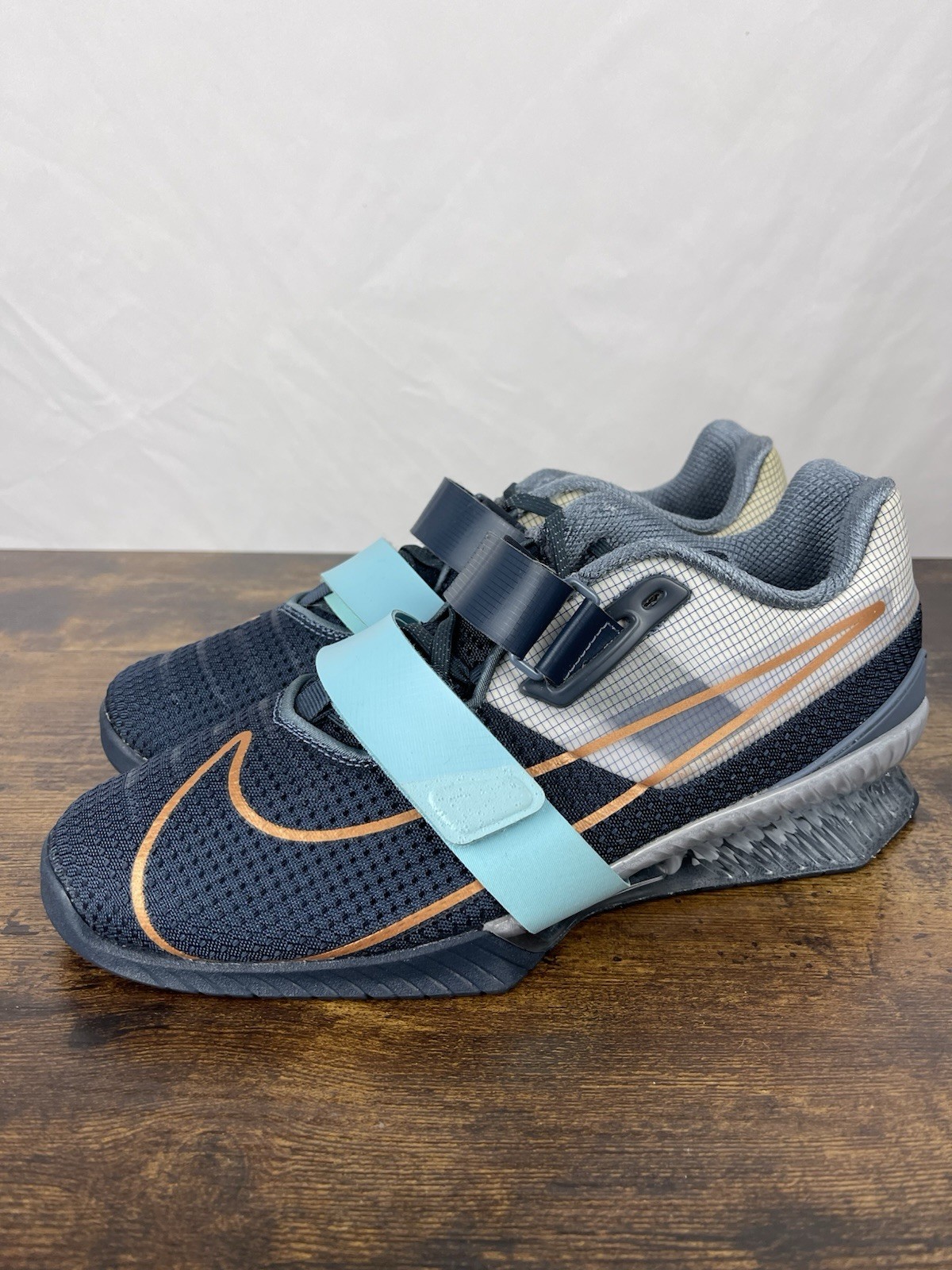 Nike Romaleos 4 Mens Size 10 Deep Ocean Ozone Blue 2020 CD3463-440