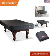 Heavy Duty Leatherette Billiard Pool Table Cover, Waterproof Tearproof Cove...