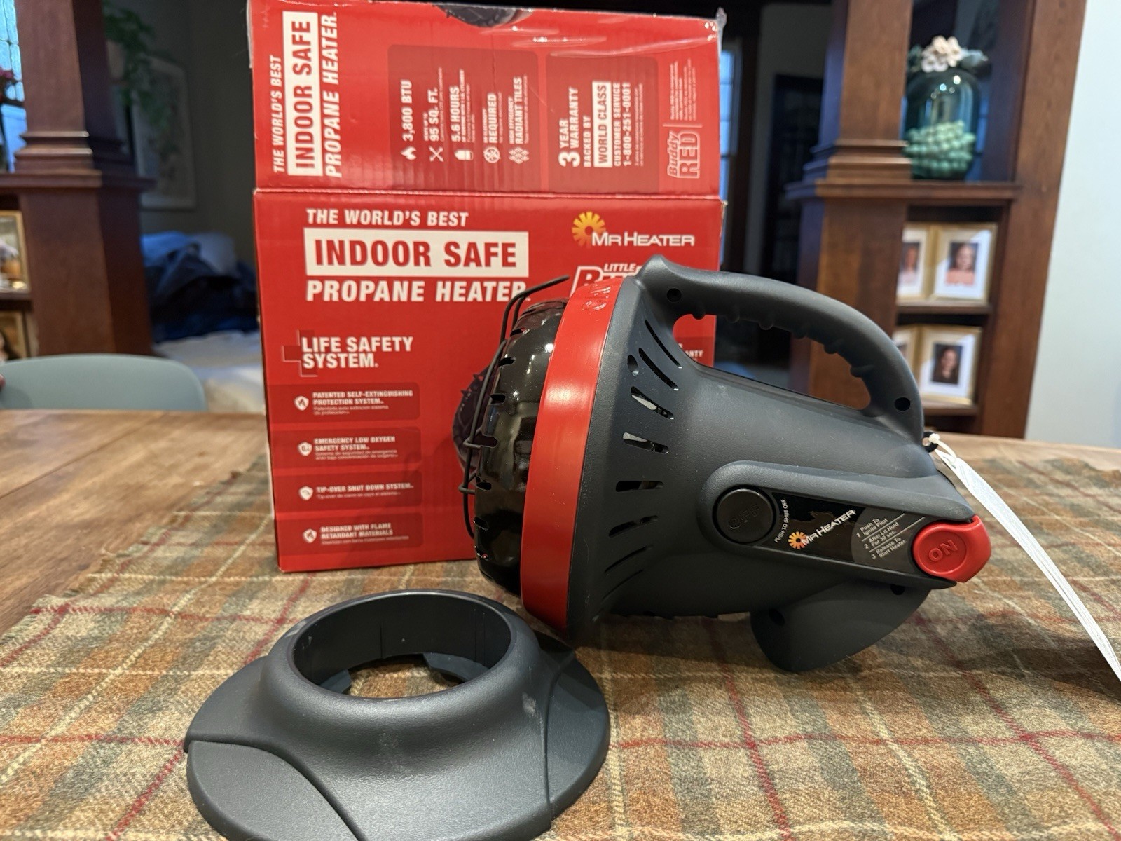 Mh4b Portable Propane Little Buddy Heater, Used Once!