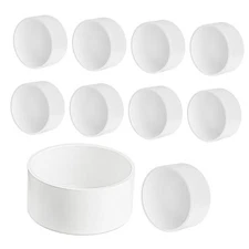 2“ PVC Pipe End Cap Fitting (Compatible with 2.375" OD) Pcs Pipe End 2inch 10