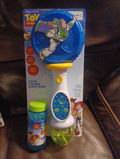 Toy Story Buzz Lightyear Limited Edition Lights  Sounds Bubble Wand 4 fl oz