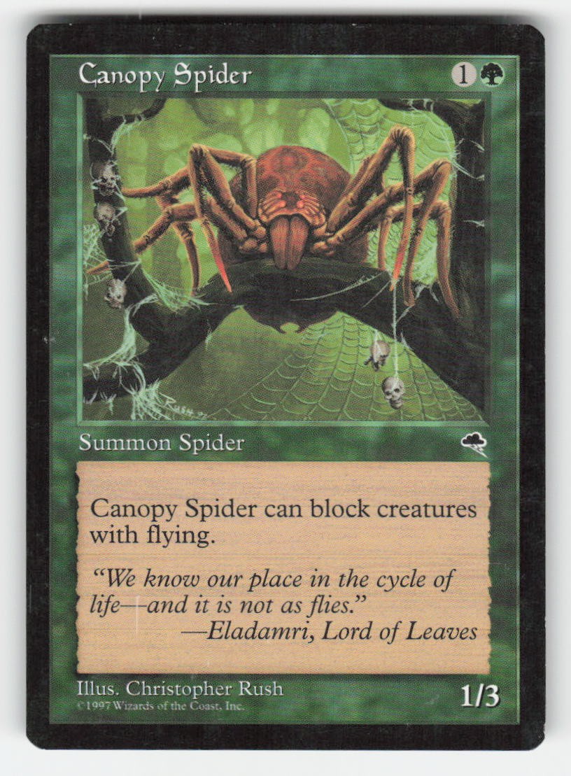 1997 Canopy Spider Tempest 217 MTG