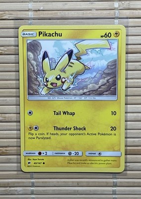 Pikachu Burning Shadows 40/147