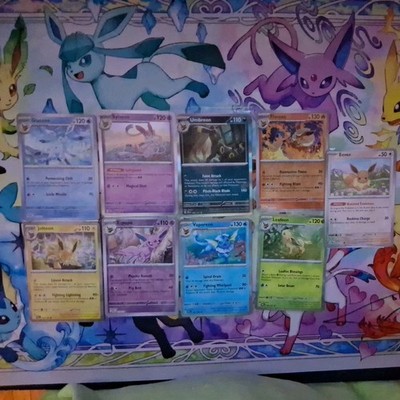 Prismatic Evolutions Complete 9 Card Eeveelution Set - Pokemon TCG