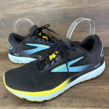 Brooks Ghost 16 Black Forged Iron Blue Men Road Running Shoes 1104181D-029 10.5D