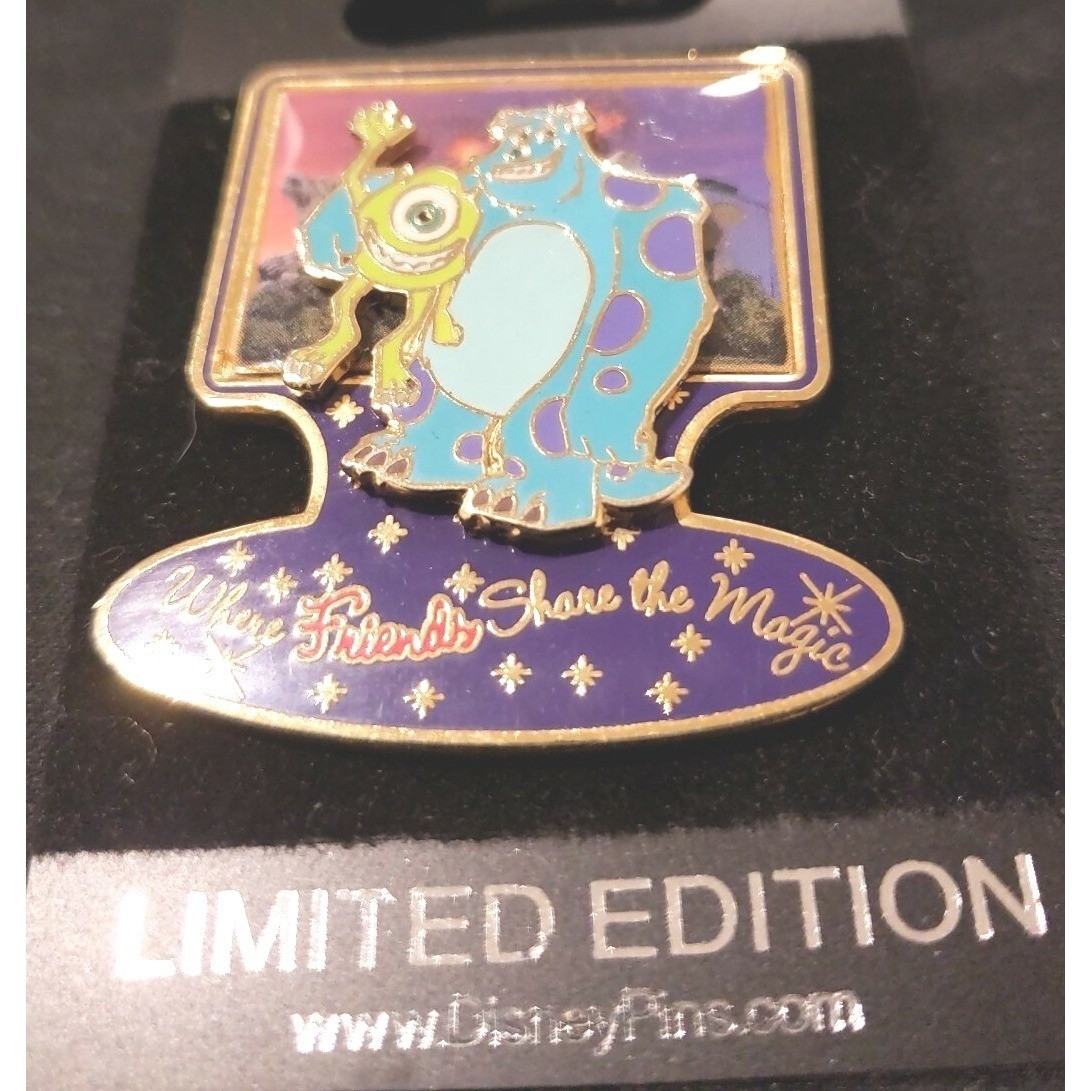 Disney Pin Monsters Inc Mike Sulley DLR Where Friends Share the Magic LE 23612