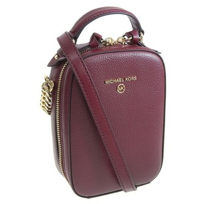 Michael Kors Jet Set Charm Small Phone Crossbody 32f1gt9c5l-950 Dark Berry