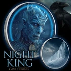 2025 1oz .999 Colorized Silver Medal Night King Game of Thrones