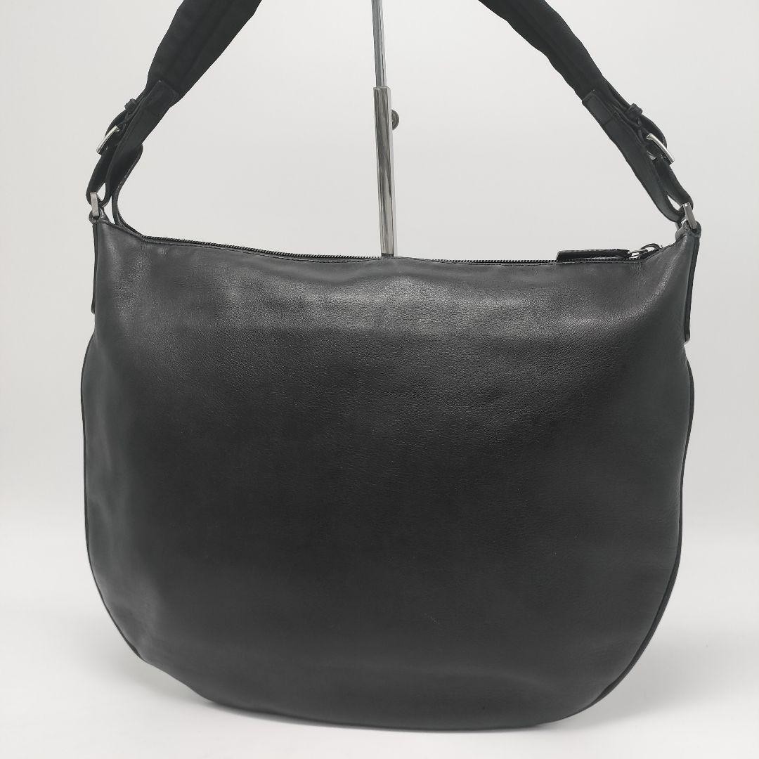 Gucci Black Leather One-Shoulder Handbag Pre-Owned Luxury