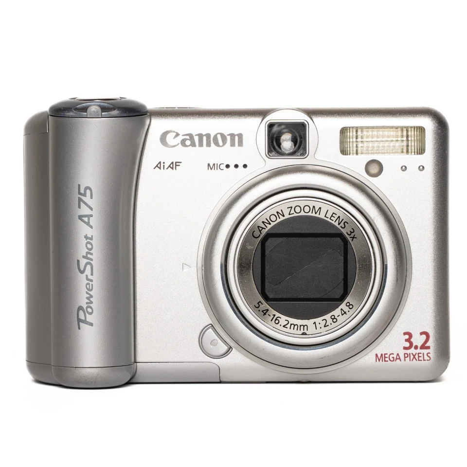 Canon PowerShot A75 3.2MP Digital Camera - Silver - FULLY FUNCTIONAL - Image 3 of 4