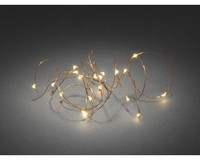 LED Lichterkette Konstsmide 1,9 M + 0,5 M Zuleitung 20 Leds Lichtfarbe Bernstein