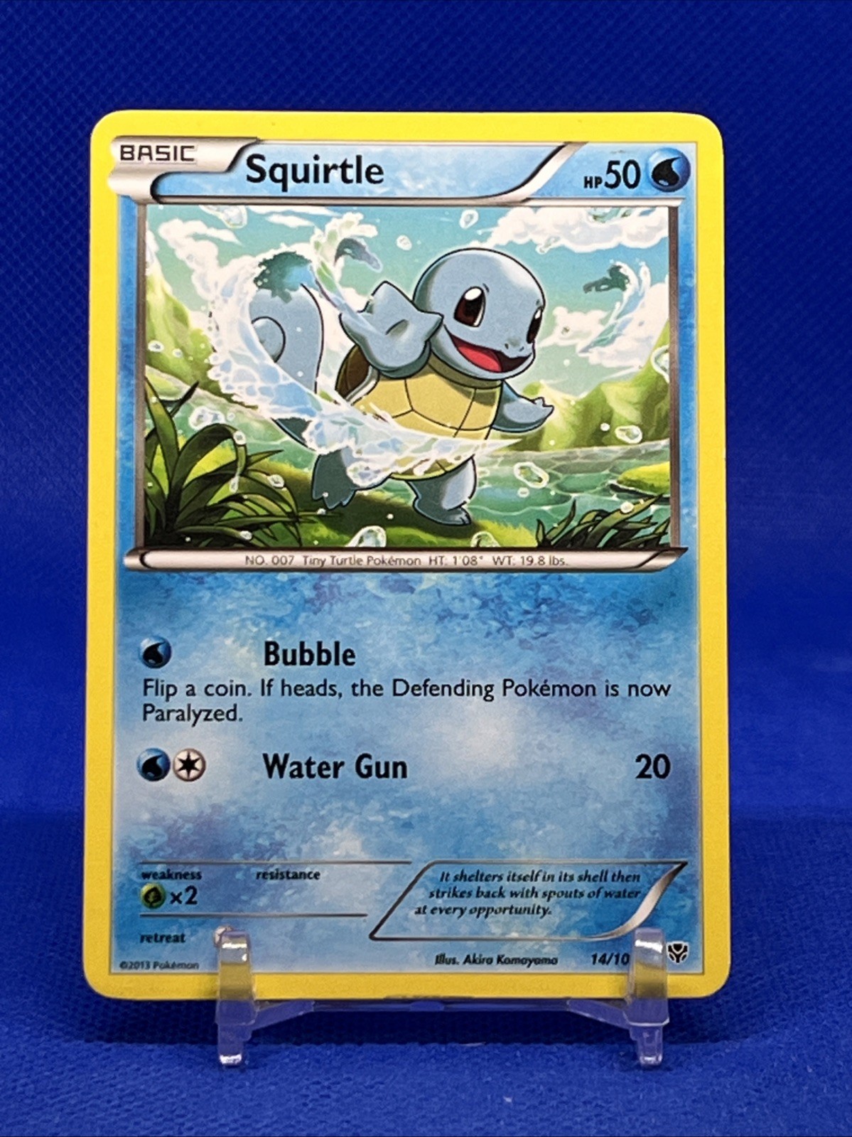 Squirtle Plasma Blast Common Pokemon TCG 14/101 NM