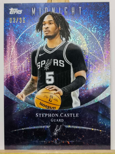 Stephon Castle 2025-26 Topps Midnight 03/35 Stardust Winter Solstice ...