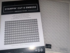 Stampin' Up! Cane Weave  3D Embossing Folder