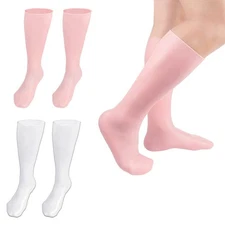 Long Silicone Socks Soft Gel Socks Moisturizing Gel Stockings Foot Care WWKQ