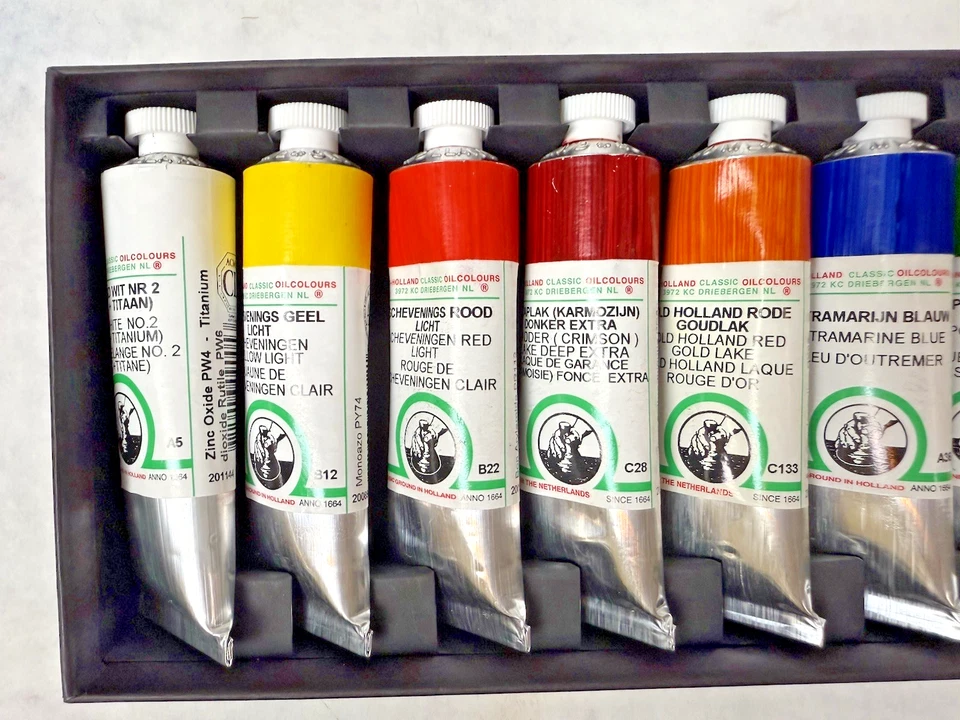 Old Holland Classic Oil Color - Standard Set 1; set of 10--NEW IN BOX - Image 3 of 4