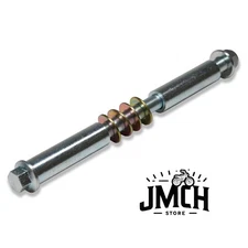 12MM Mini Bike Front Axle & Lock Nut Spacer Assembly for Monster Mega Moto MM80