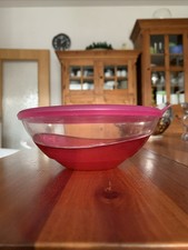 Tupperware® Eleganzia Venus Schüssel/Deckel Transparent Rosa Ø16cm.x8cm.600ml.