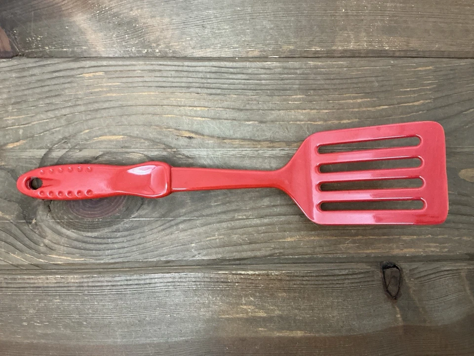 "Espátula ranurada de melamina roja Flipper Turner 12,75""" Foto 3 de 4