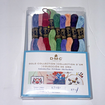DMC Gold Collection Floss LOVELY COLORS 27 pieces Embroidery Cross Stitch floss