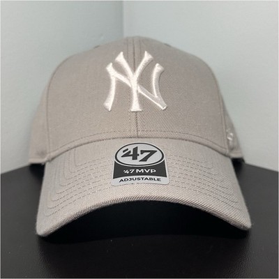  47 New York Yankees Adjustable Cap Hat Gray Major League Baseball MLB NY HAT